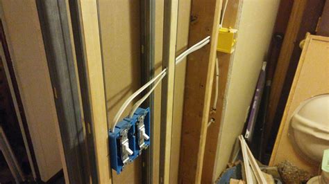 electrical pocket box light|electrical wiring for pocket door.